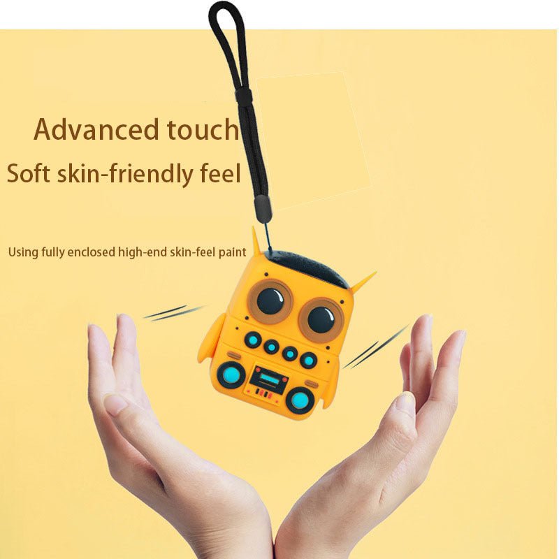 Cute Minion Robot Bluetooth Speaker – Portable Wireless Speaker with Long Battery Life, 5–8 Hour Playtime, for Kids & Adults