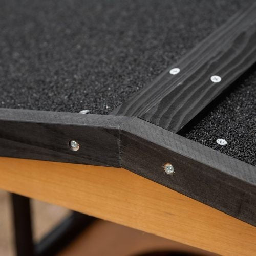 PawHut Wooden Outdoor Cat House | Wild Cat Shelter & Kitten Tree with Asphalt Roof, Escape Door, and Jump Platforms | Weatherproof Cat Apartment