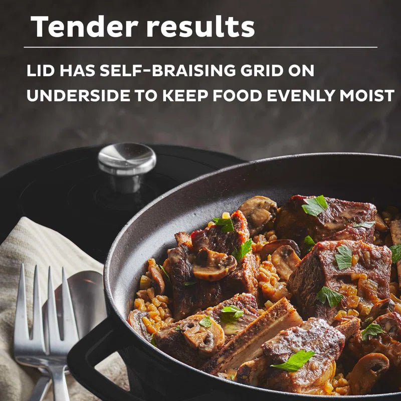 Instant Pot Precision 6-Quart Dutch Oven | 5-in-1 Enameled Cast Iron Multi-Cooker for Braising, Searing, Slow Cooking & Table-Ready Serving