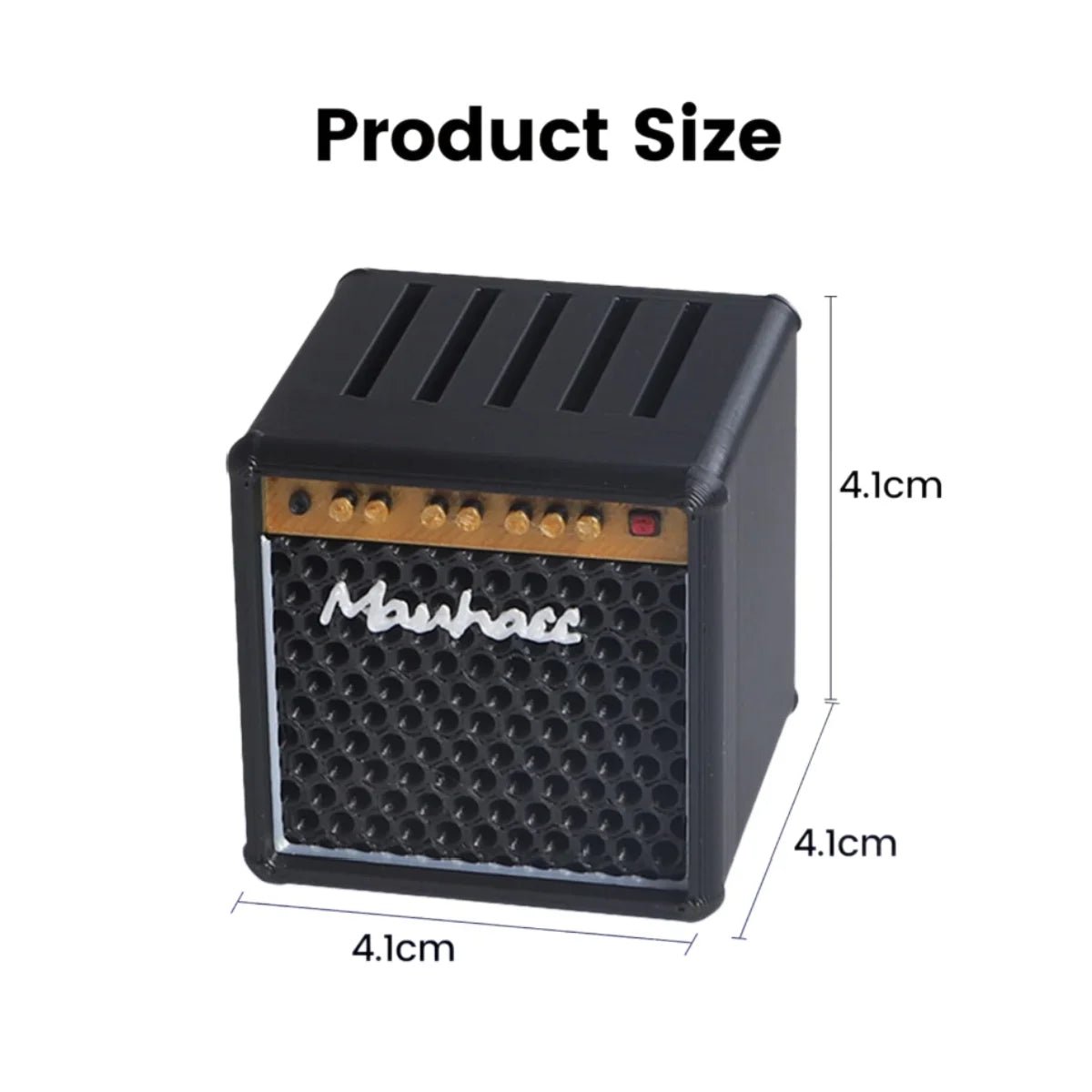 AmpGod Pick Vault – 3D Printed Guitar Pick Holder Shaped Like a Mini Amp for Rockers Who Never Miss a Riff