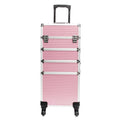 Makeup Trolley Case 4 In 1 With Wheels Lock
