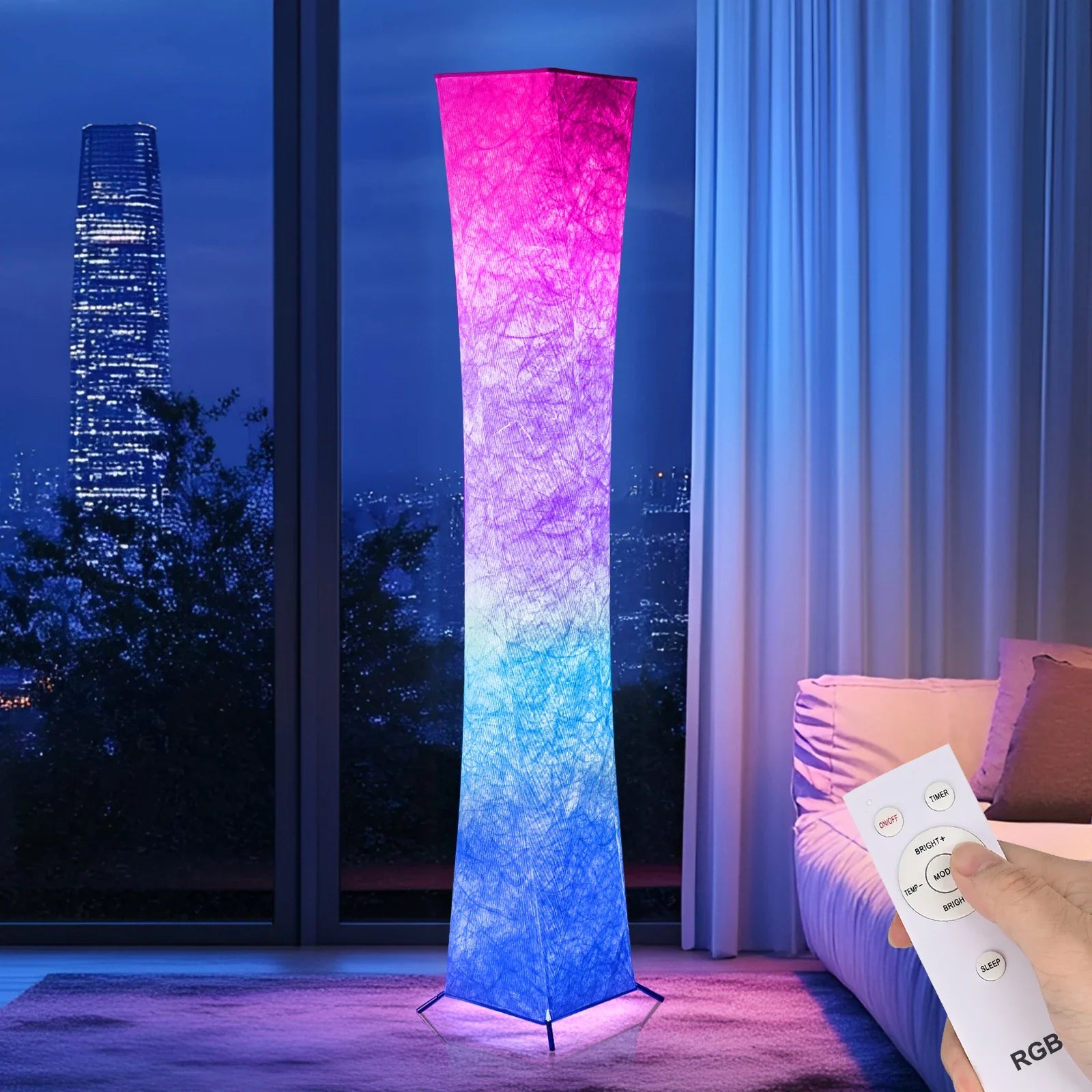 Simple Design Soft Light Floor Lamp,