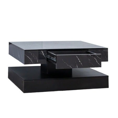 6.93IN High LED Coffee Table,Modern Coffee Table For Living Room,Living Room Tables,Large Living Room Furniture,LED Lights
