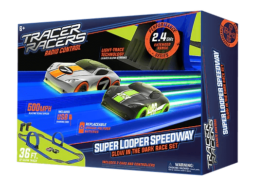 3 Length Options - Tracer Racers RC Slot Car Track 36 Foot Track
